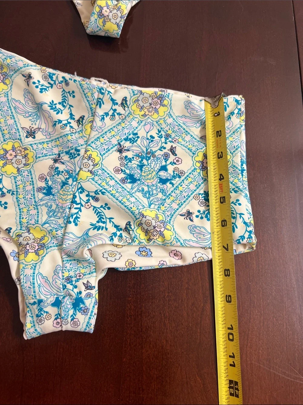 🌞 Cabana Del Sol NWT Reversible Floral Print 3 Piece Bikini Set women size S